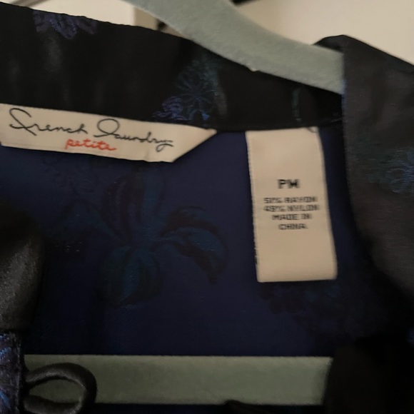 French Laundry SzM Round collar jacket black and blue - Picture 9 of 10